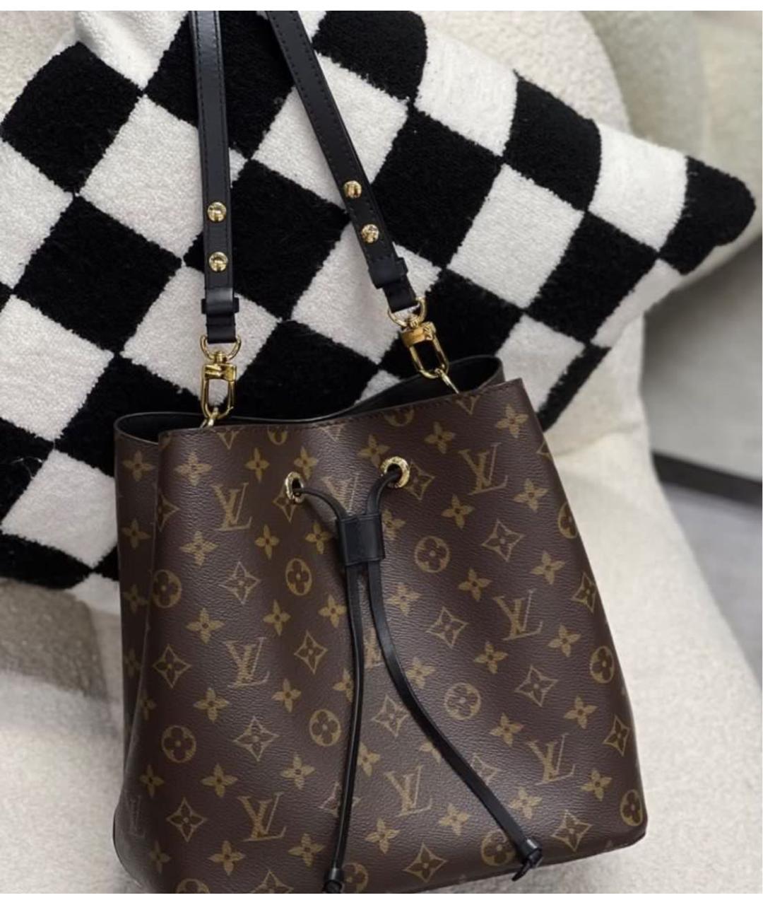 LOUIS VUITTON Коричневая сумка через плечо, фото 4