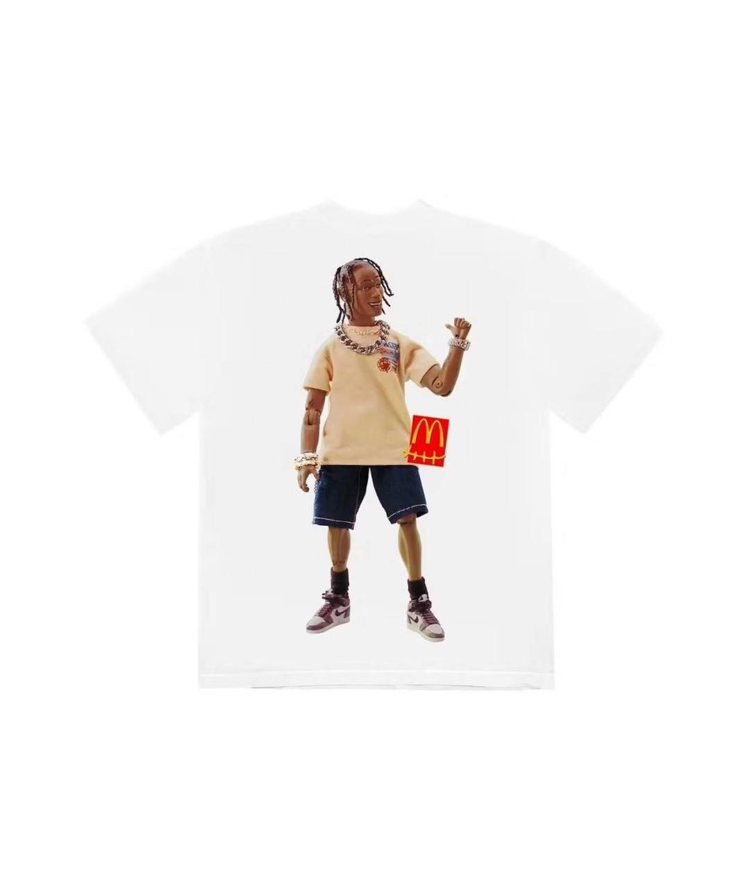 CACTUS JACK BY TRAVIS SCOTT Белая хлопковая футболка, фото 2