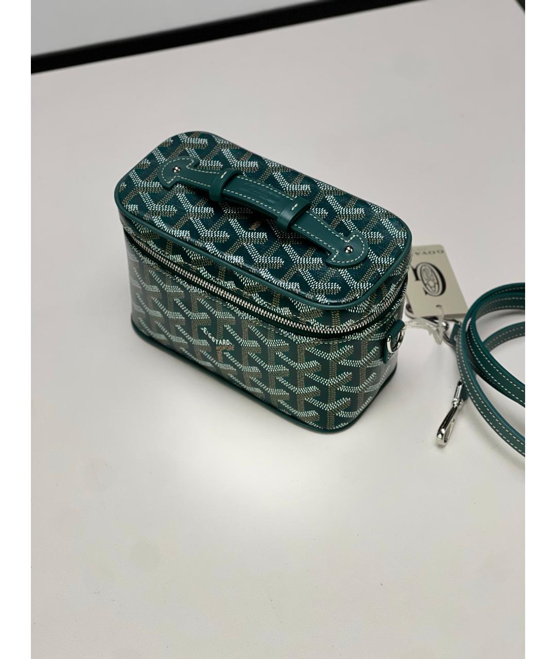 GOYARD Зеленая сумка через плечо из искусственной кожи, фото 3