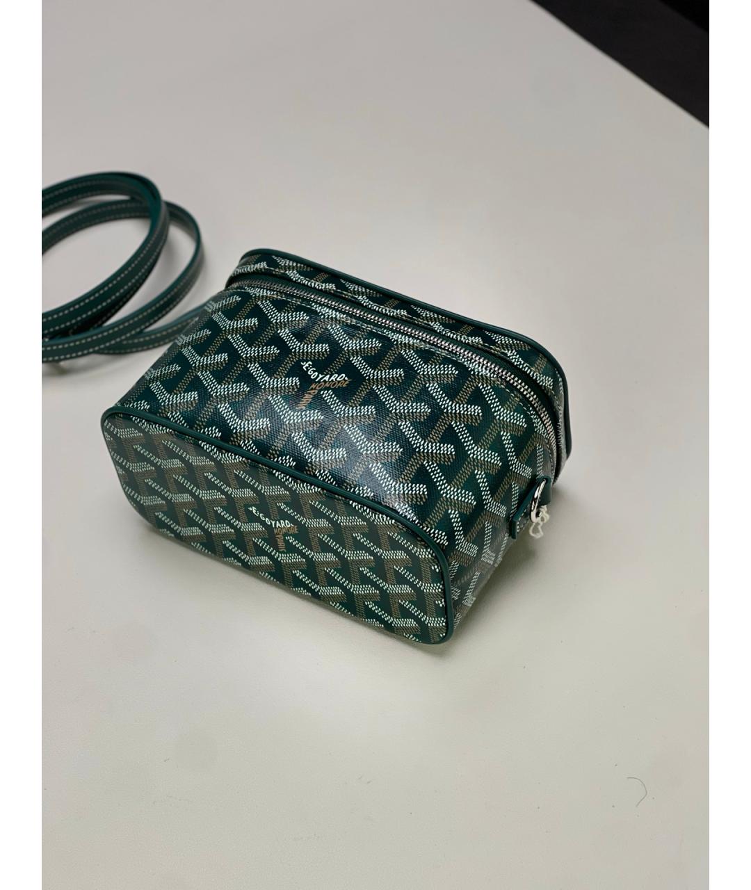 GOYARD Зеленая сумка через плечо из искусственной кожи, фото 5