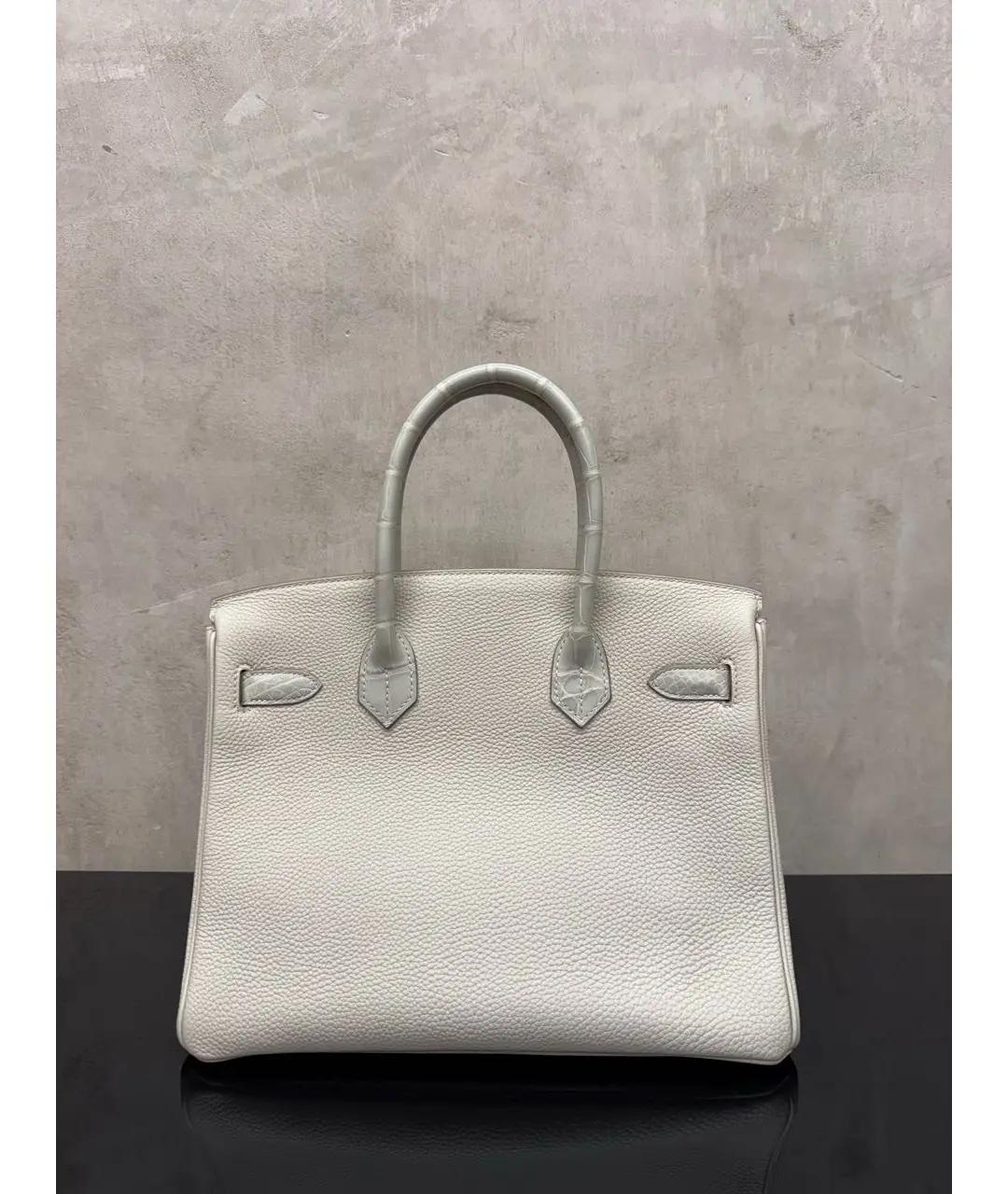 HERMES Бежевая кожаная сумка тоут, фото 2