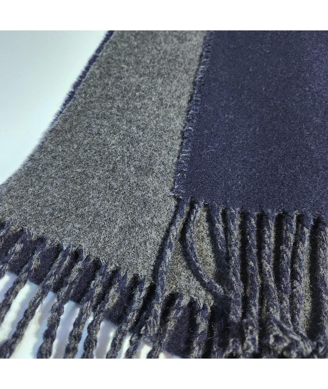 POLO RALPH LAUREN Серый шерстяной шарф, фото 5