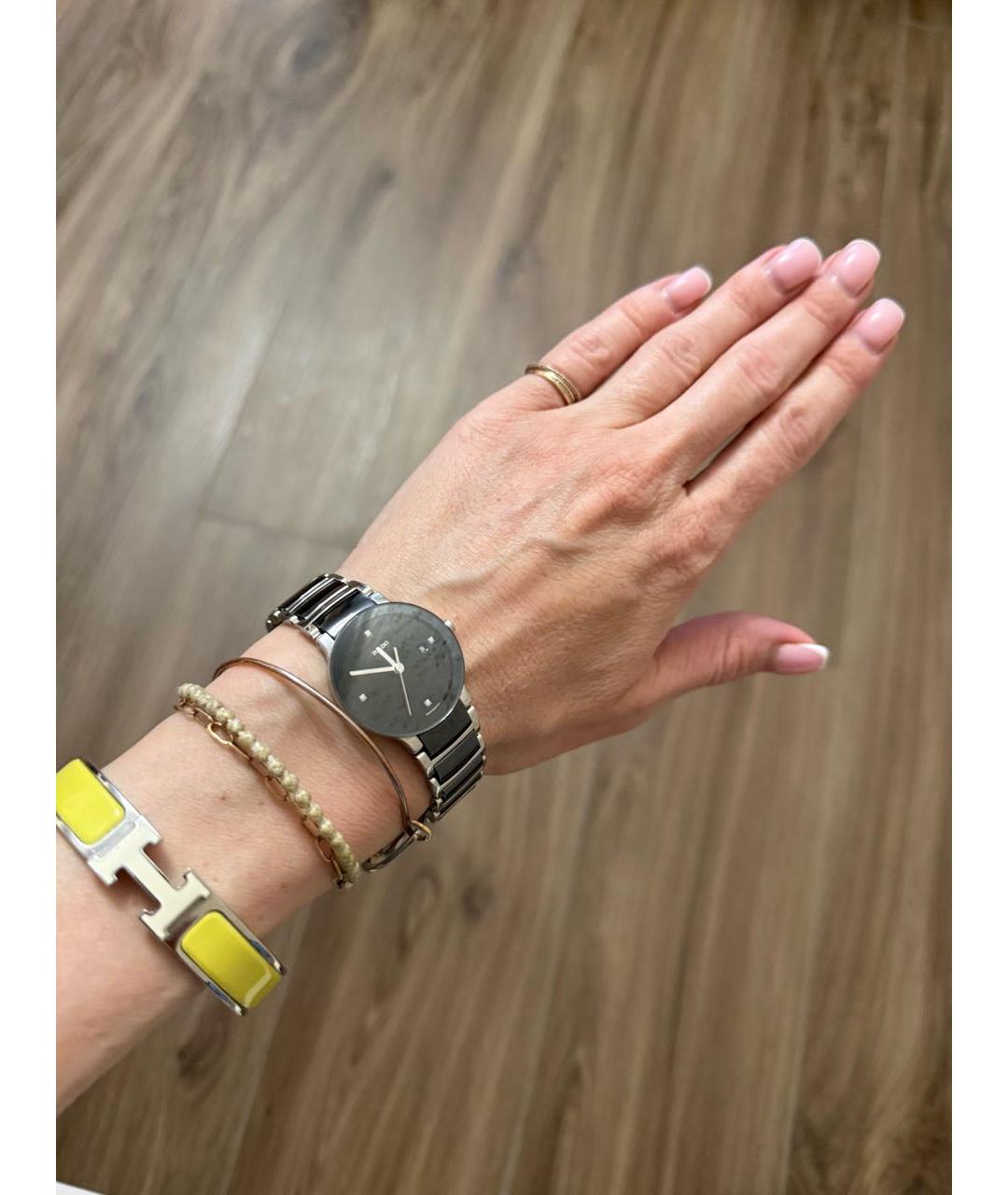 RADO Черные керамические часы, фото 7