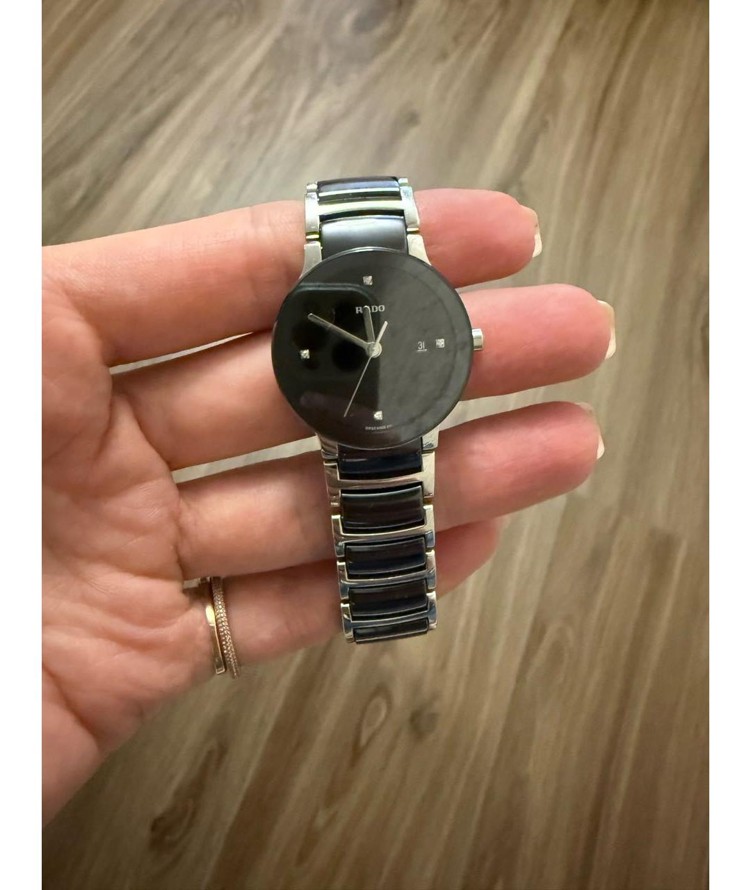 RADO Черные керамические часы, фото 9
