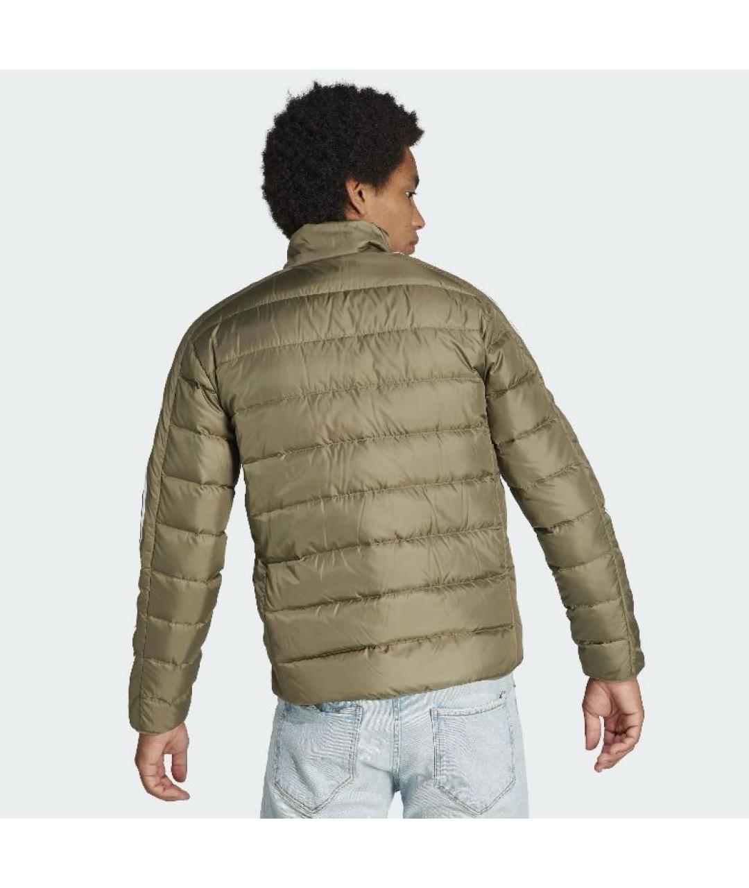 ADIDAS Хаки полиэстеровый пуховик, фото 3