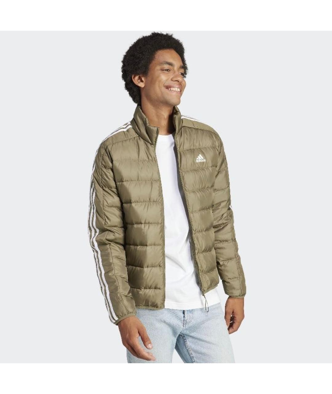 ADIDAS Хаки полиэстеровый пуховик, фото 4