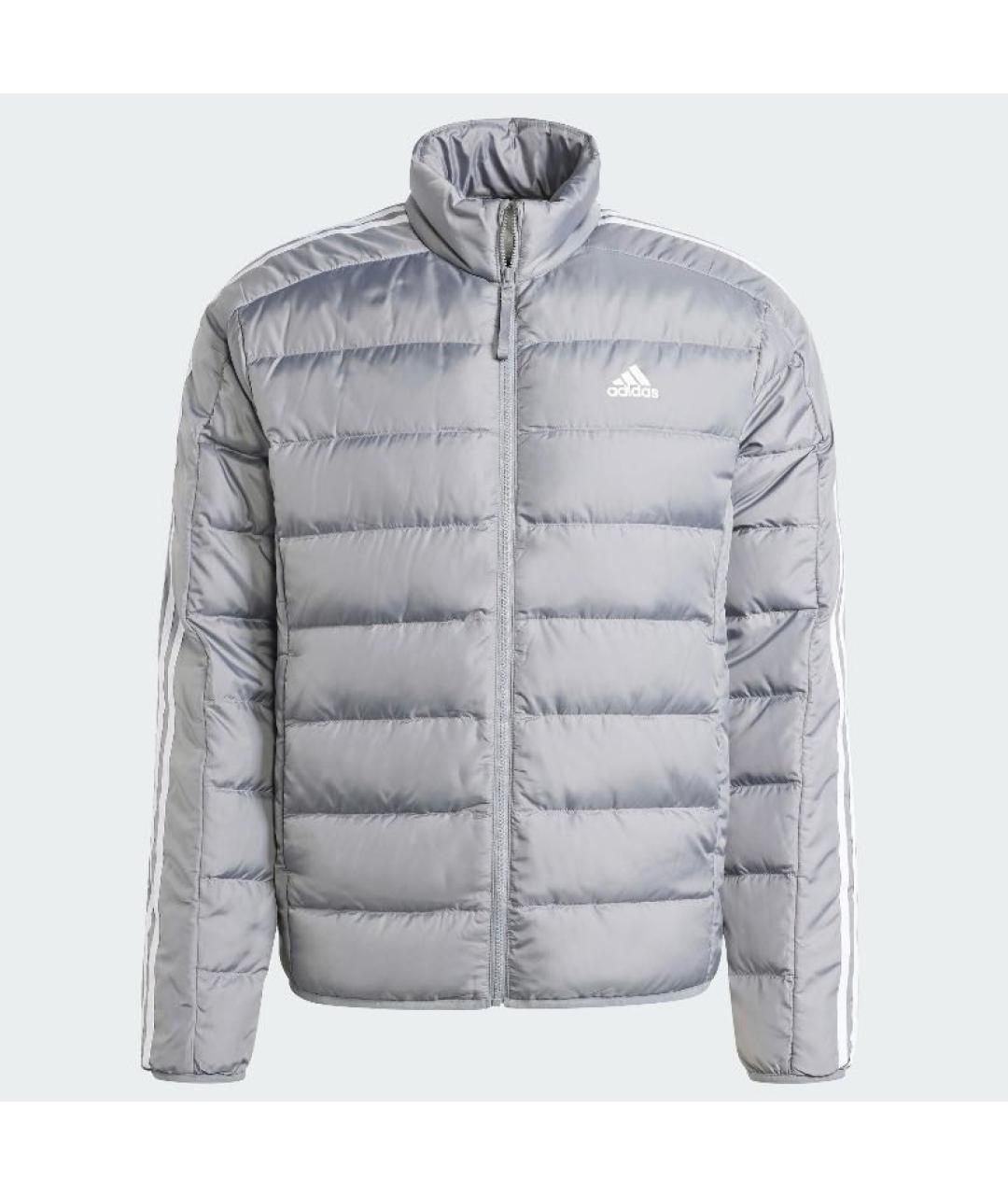 ADIDAS Серый полиэстеровый пуховик, фото 6