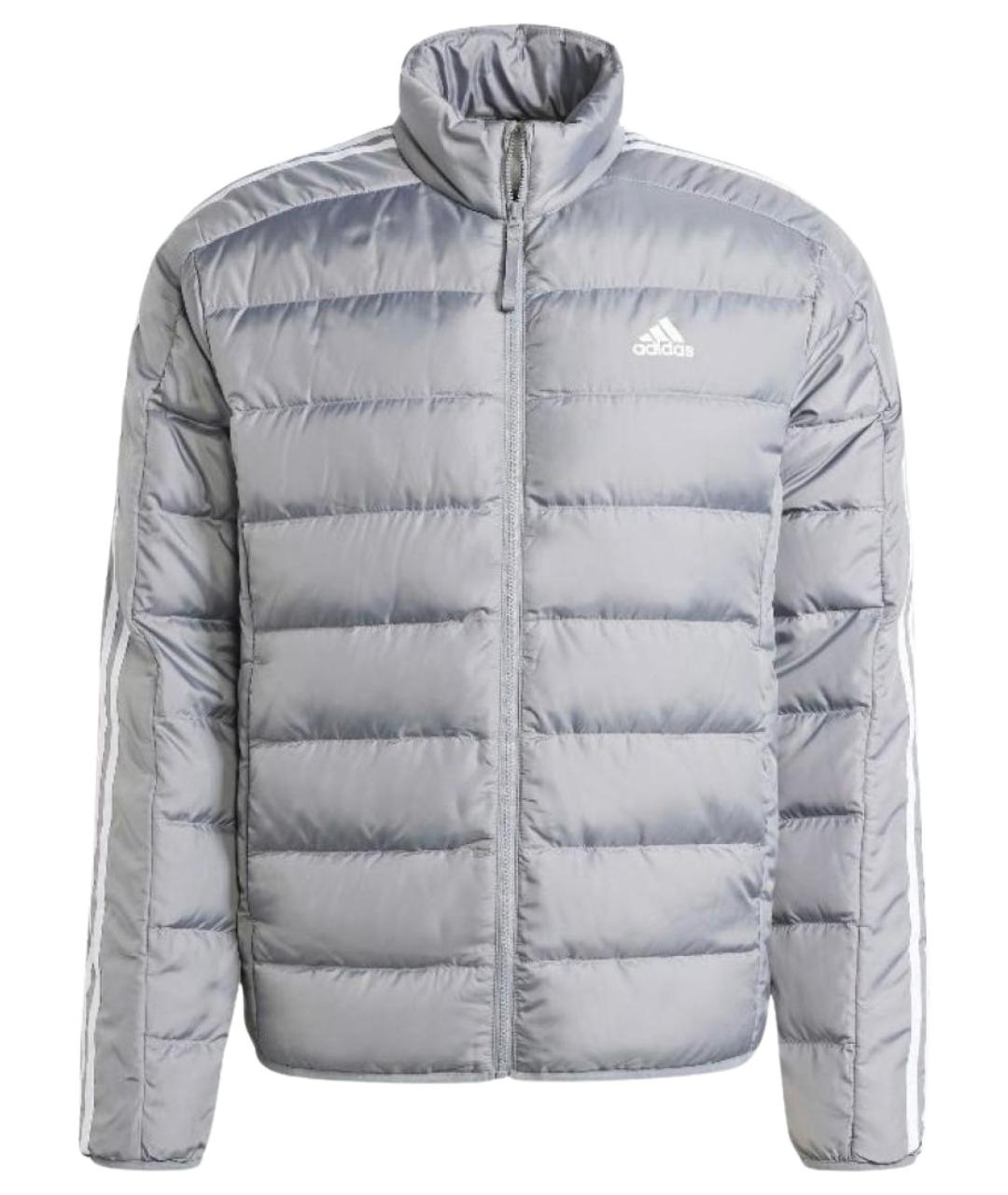 ADIDAS Серый полиэстеровый пуховик, фото 1