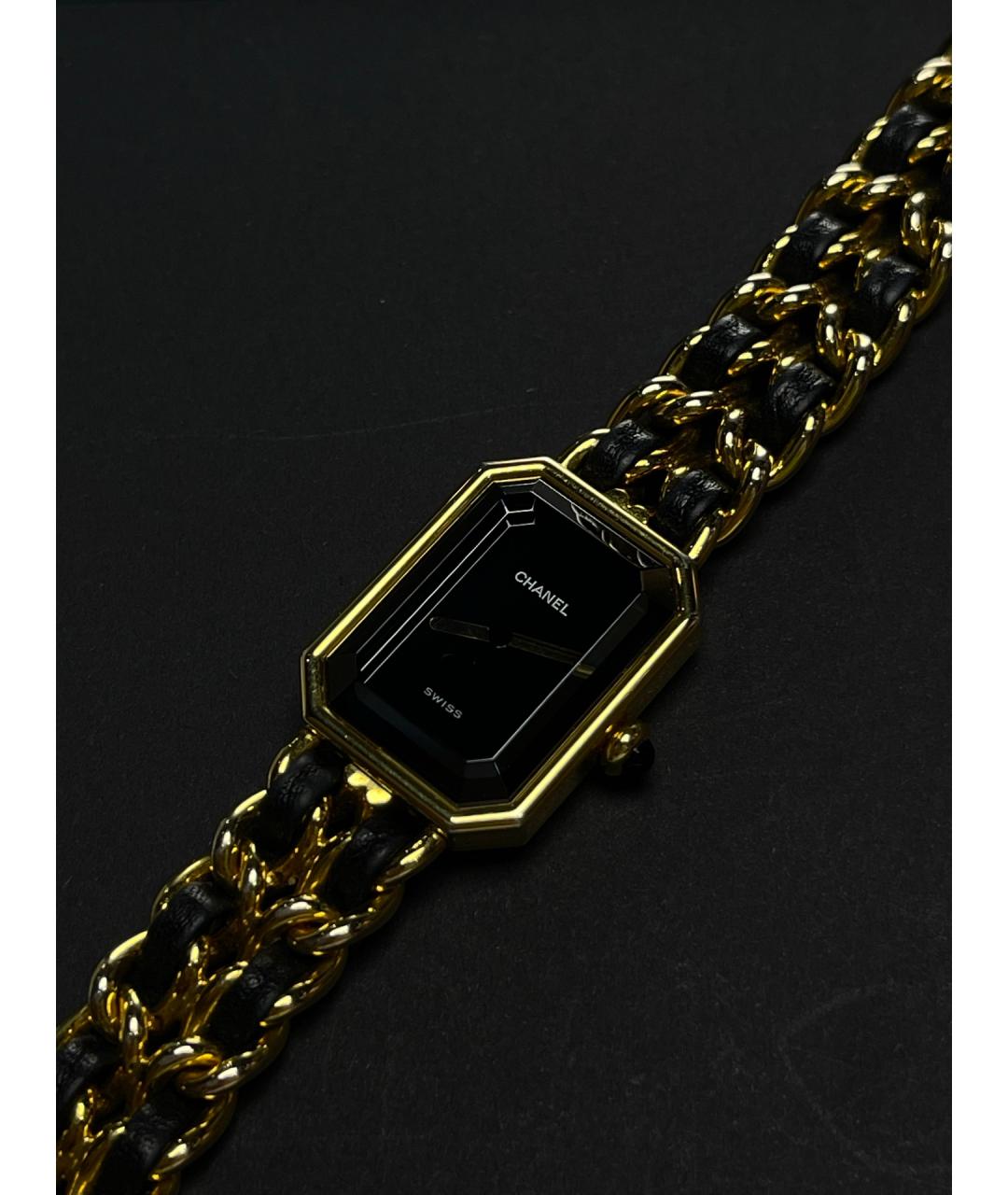 CHANEL Черные металлические часы, фото 6