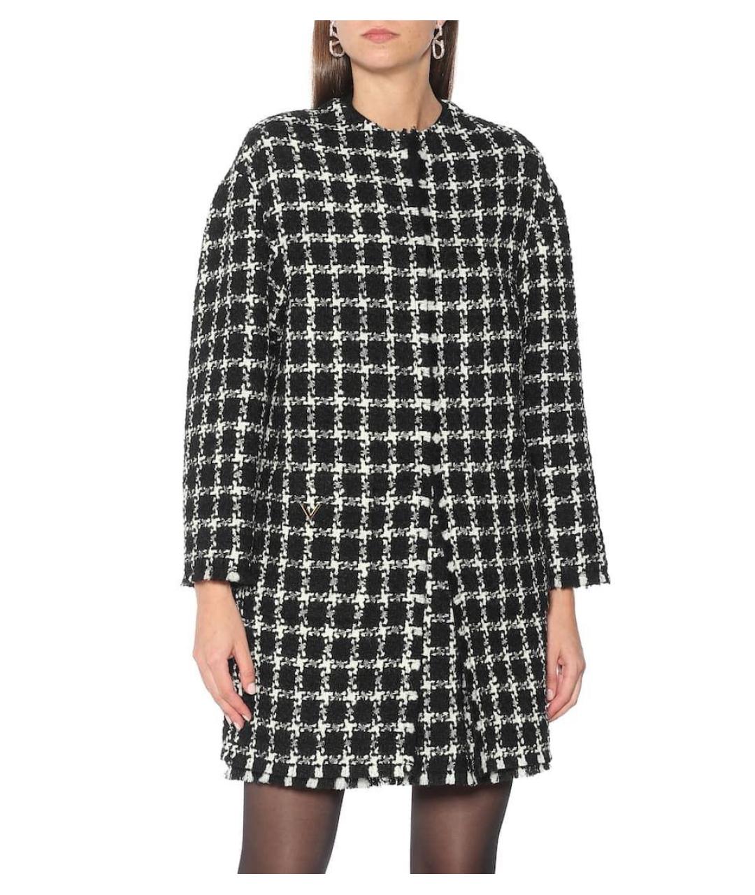 VALENTINO Черное пальто, фото 3