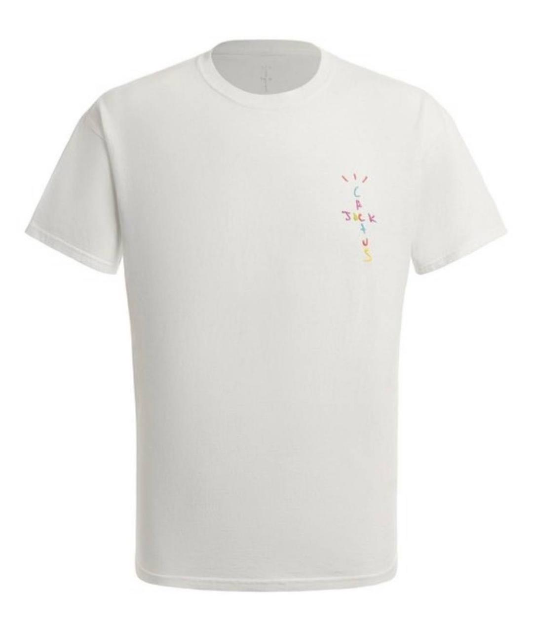 CACTUS JACK BY TRAVIS SCOTT Белая хлопковая футболка, фото 3