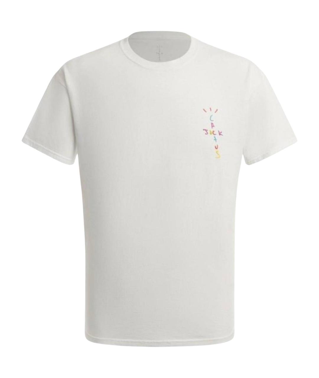 CACTUS JACK BY TRAVIS SCOTT Белая хлопковая футболка, фото 1