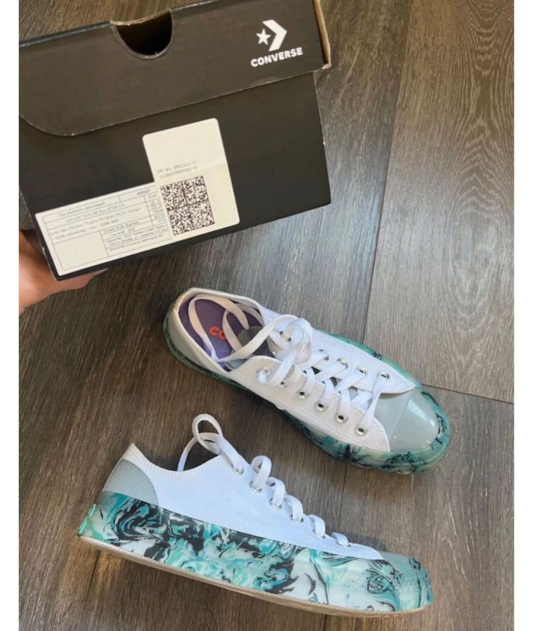 CONVERSE Белые текстильные кеды, фото 6