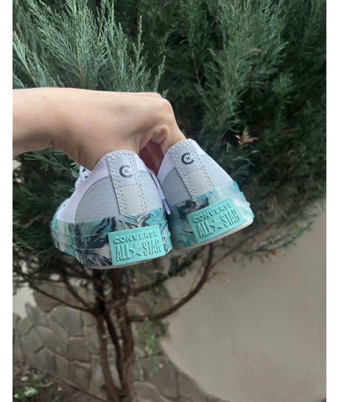 CONVERSE Белые текстильные кеды, фото 5