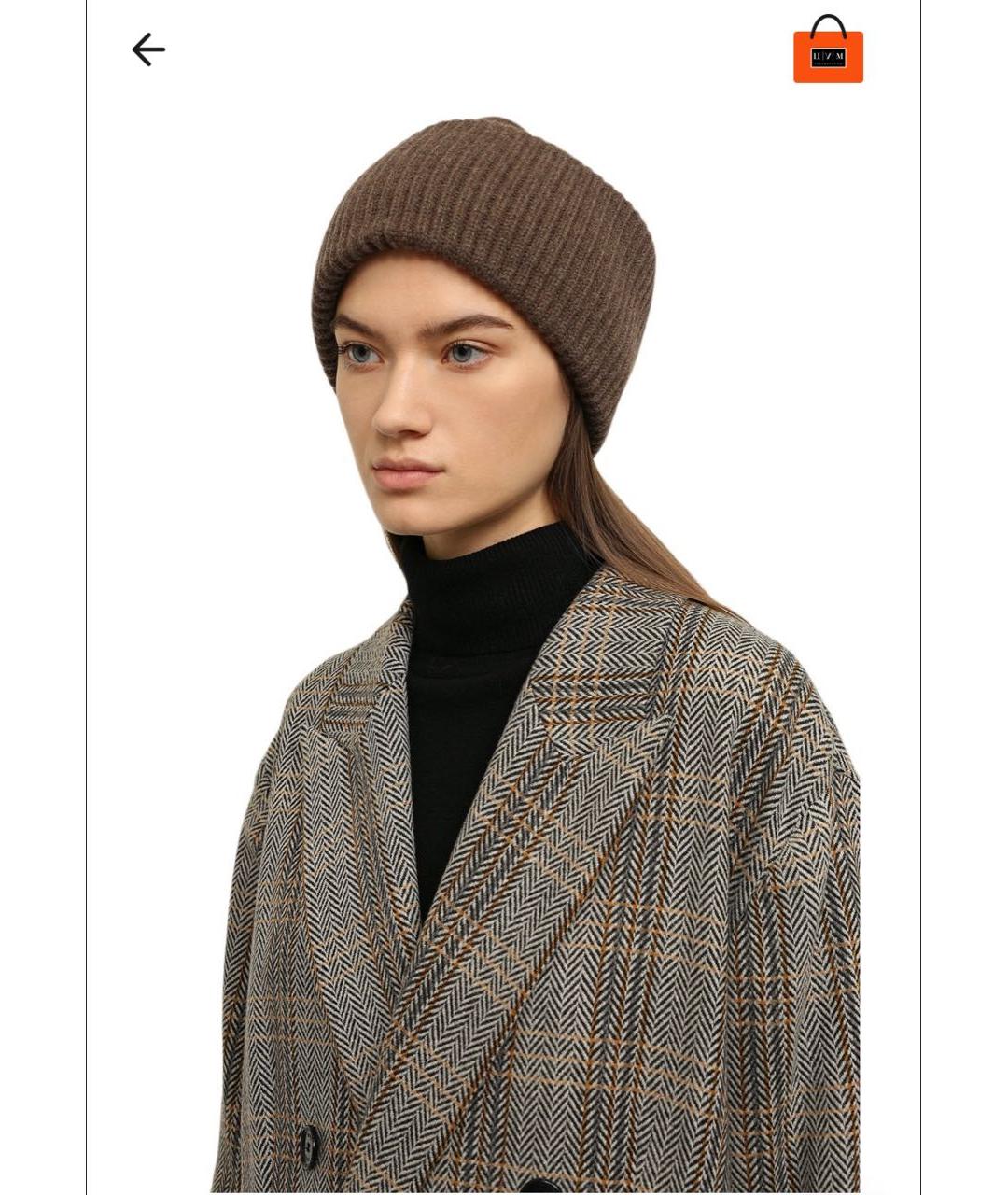 ADDICTED Коричневая шапка, фото 6