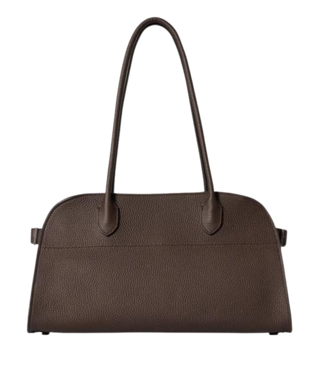 THE ROW Коричневая кожаная сумка с короткими ручками, фото 1