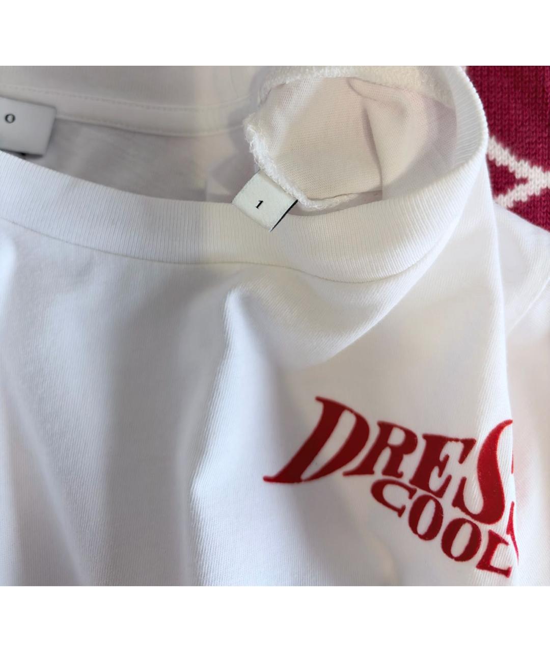 SANDRO Белая хлопковая футболка, фото 5