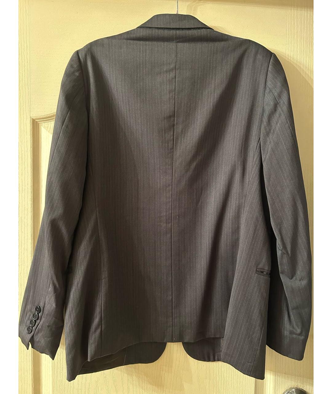 ARMANI COLLEZIONI Серый шерстяной пиджак, фото 2