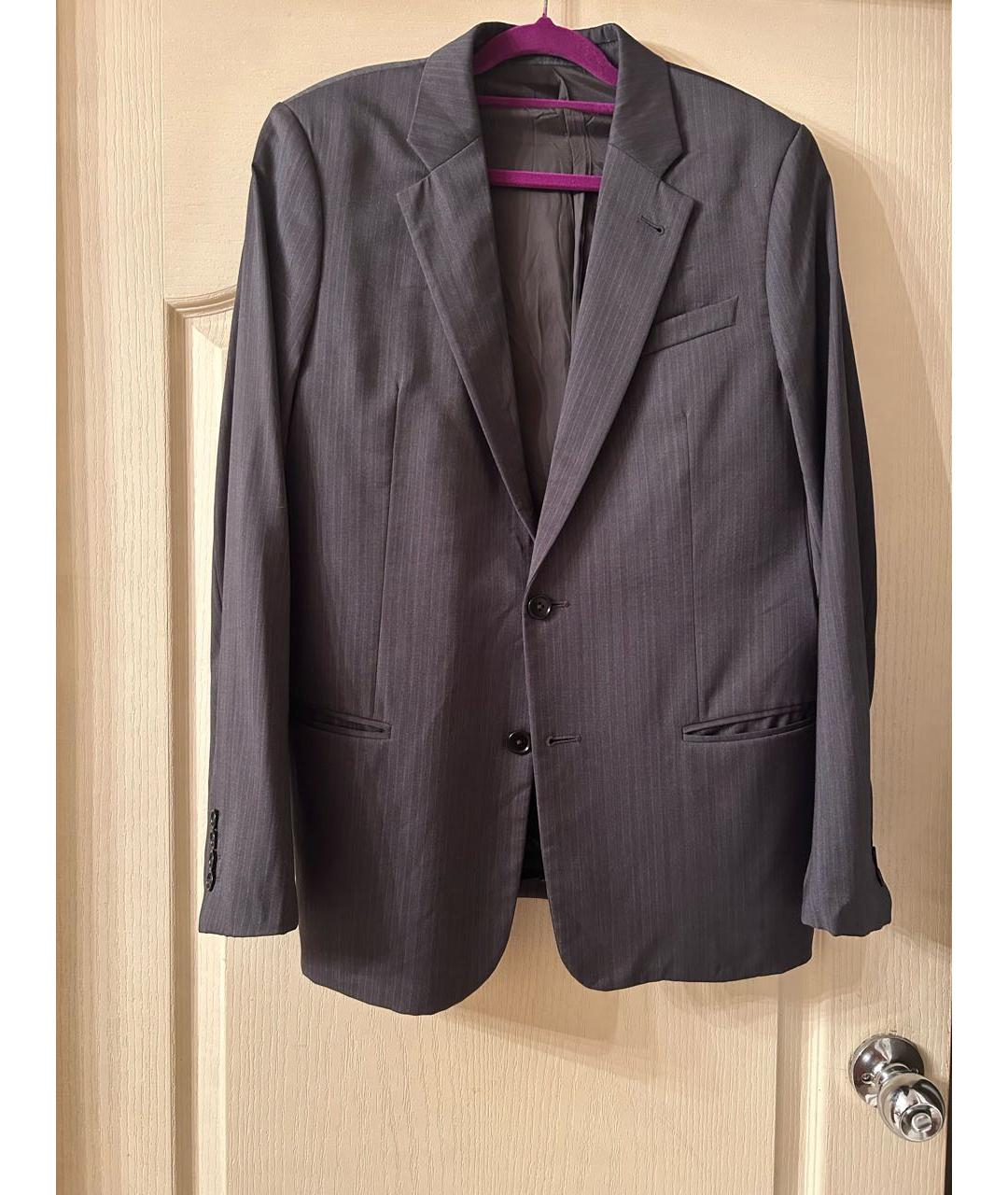 ARMANI COLLEZIONI Серый шерстяной пиджак, фото 6