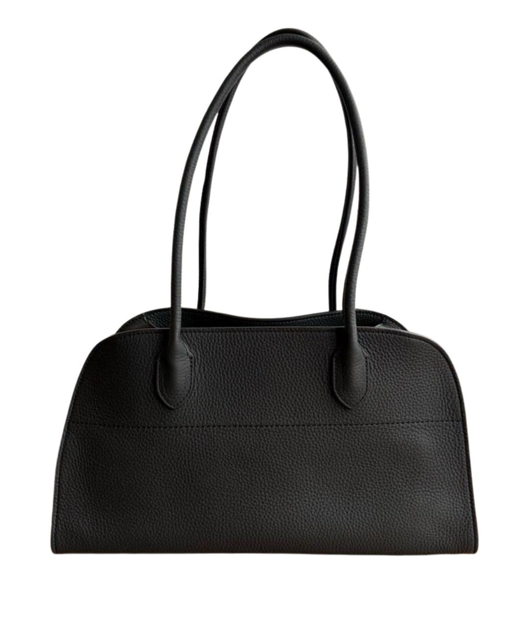 THE ROW Черная кожаная сумка тоут, фото 1