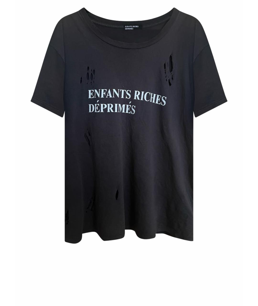 Enfants Riches Déprimés Антрацитовая хлопковая футболка, фото 1