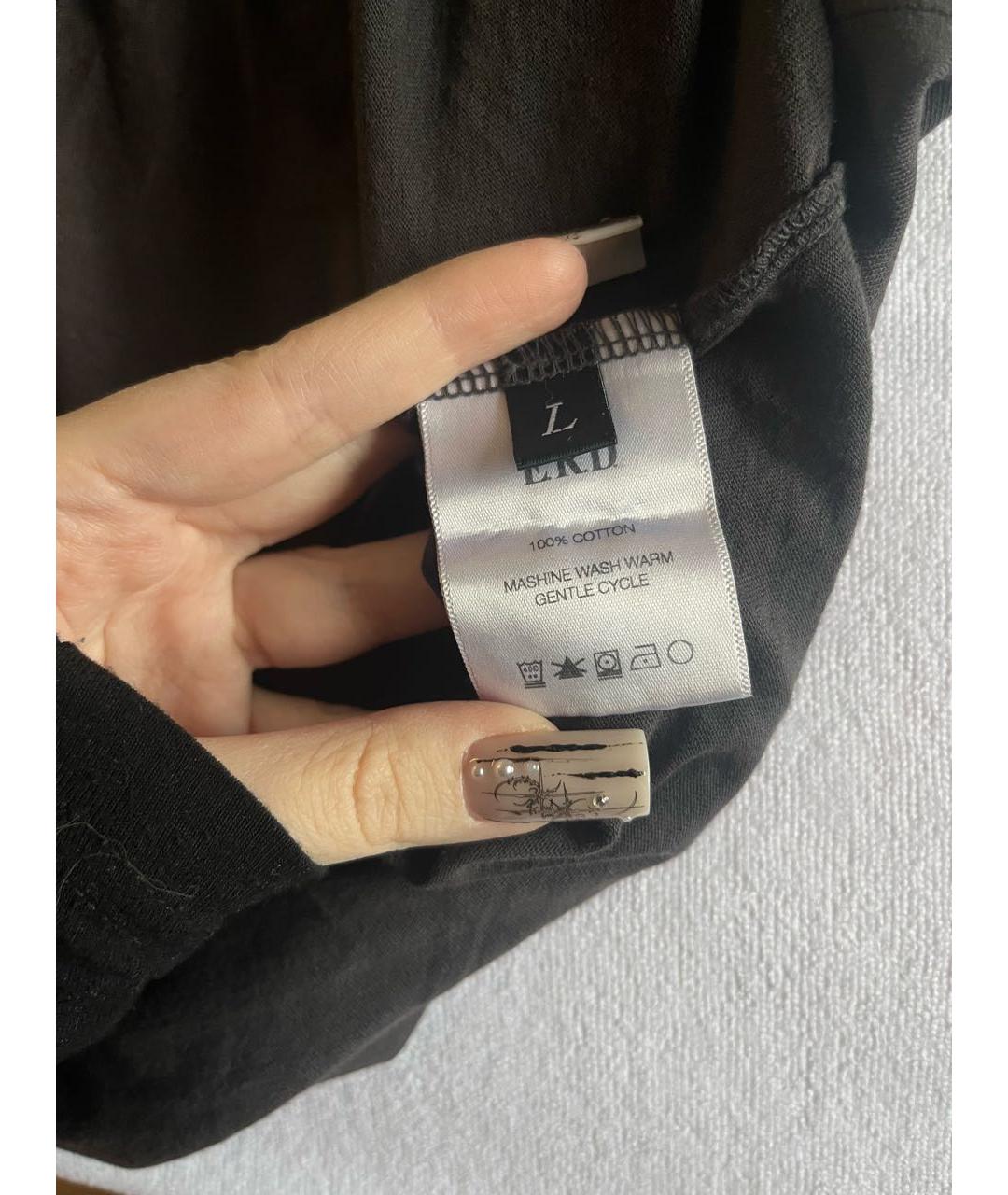 Enfants Riches Déprimés Антрацитовая хлопковая футболка, фото 5