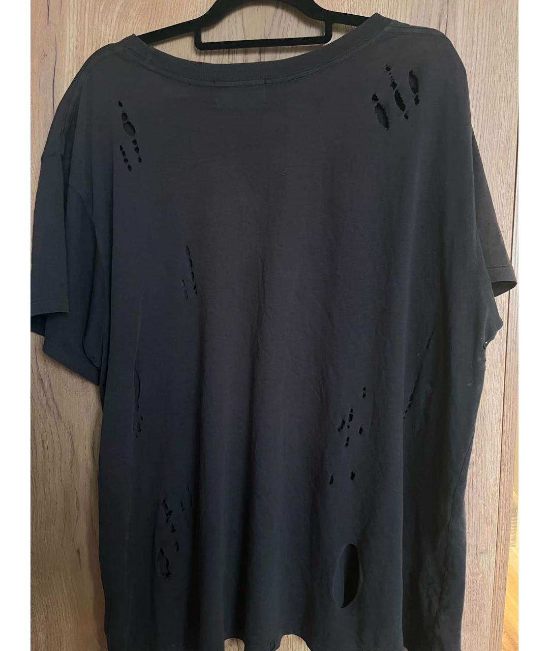 Enfants Riches Déprimés Антрацитовая хлопковая футболка, фото 2