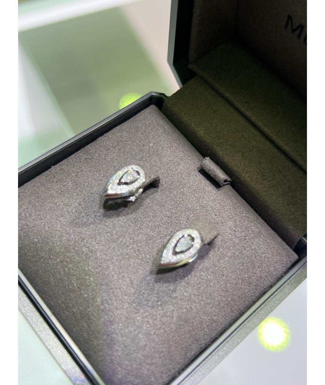 MESSIKA Серебряные серьги из белого золота, фото 3