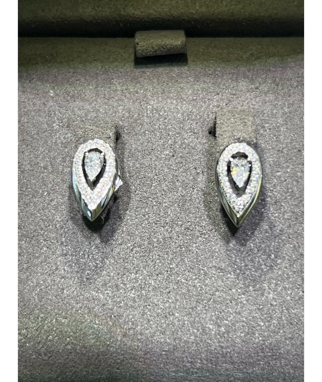 MESSIKA Серебряные серьги из белого золота, фото 2