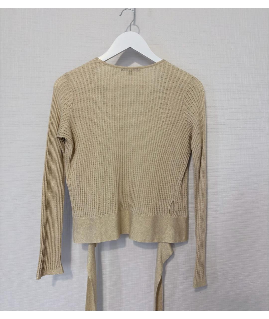Tara Jarmon Бежевый вискозный кардиган, фото 6
