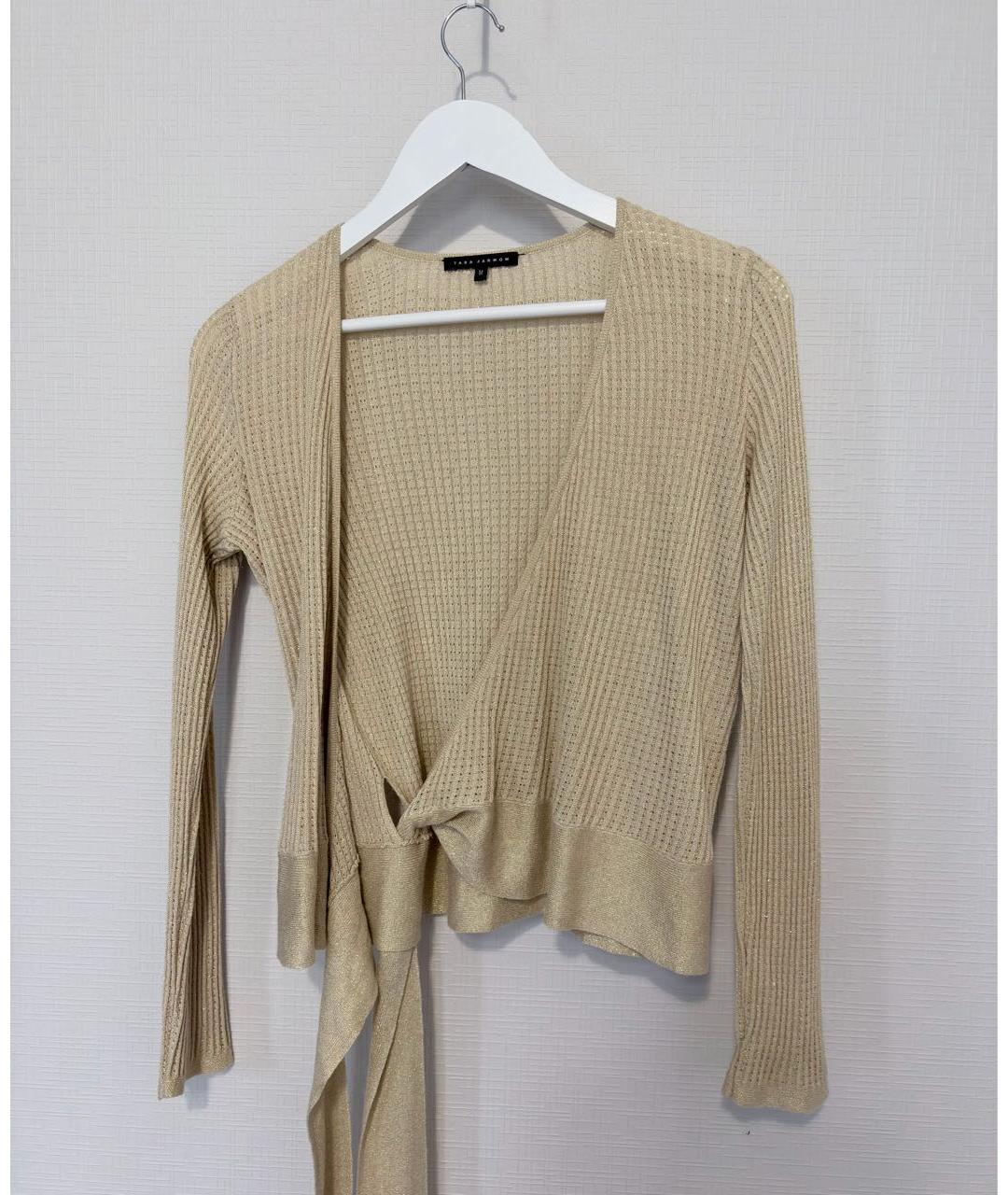Tara Jarmon Бежевый вискозный кардиган, фото 3