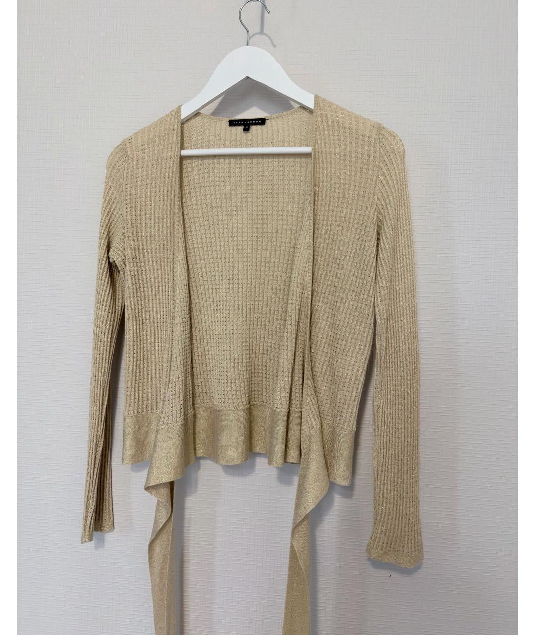 Tara Jarmon Бежевый вискозный кардиган, фото 4