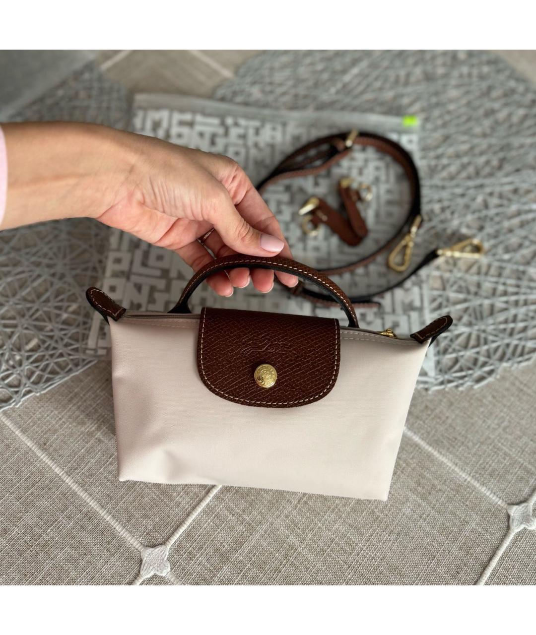 MIU MIU Бежевая сумка с короткими ручками, фото 2