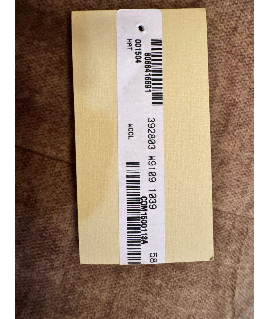 STELLA MCCARTNEY Черная шерстяная шляпа, фото 8