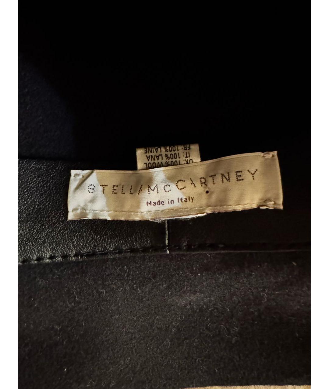 STELLA MCCARTNEY Черная шерстяная шляпа, фото 4
