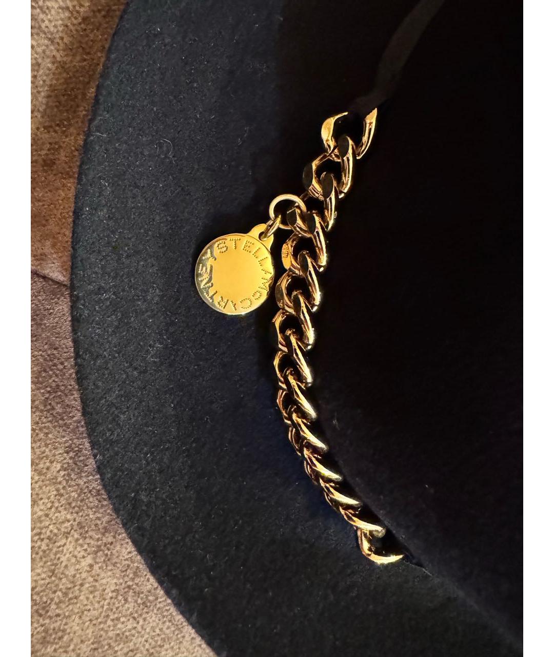 STELLA MCCARTNEY Черная шерстяная шляпа, фото 6