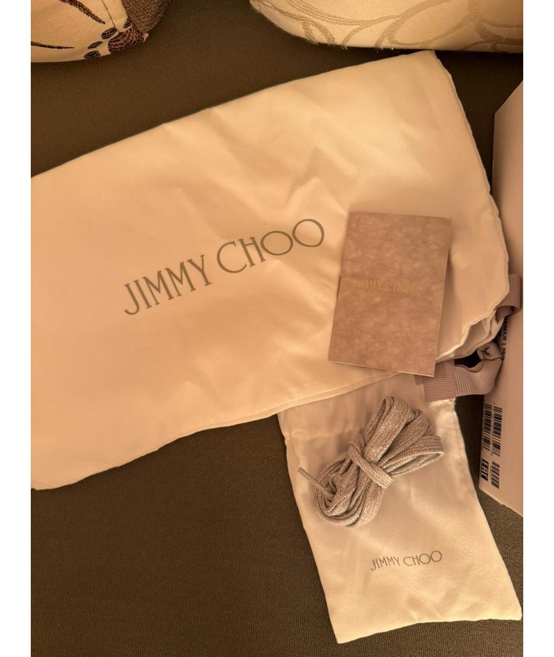 JIMMY CHOO Белые кеды, фото 4