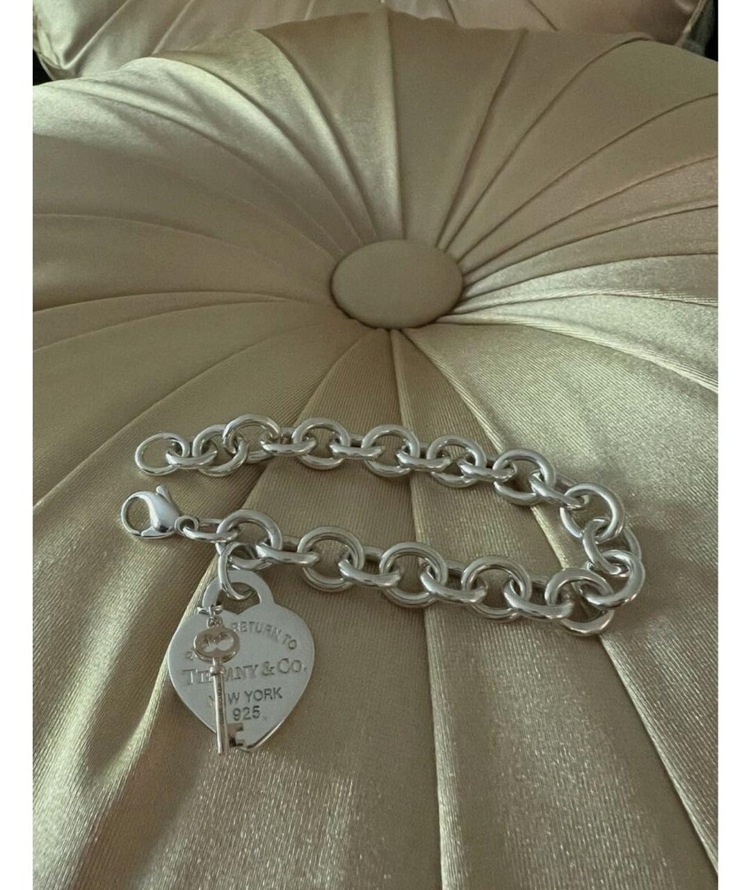 TIFFANY&CO Серебрянный серебряный браслет, фото 2