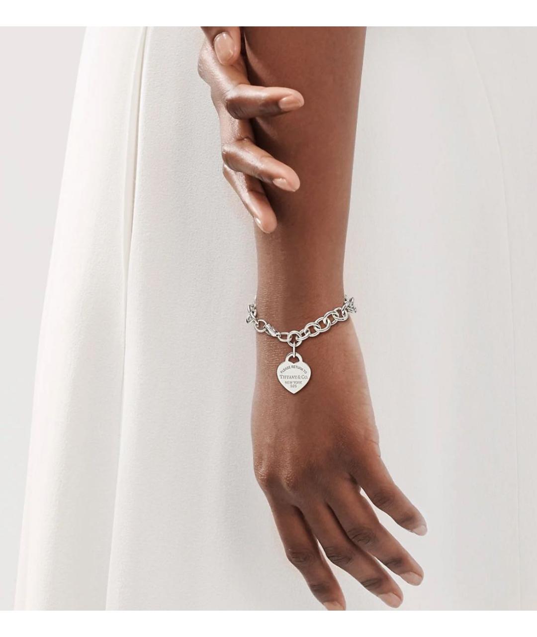 TIFFANY&CO Серебрянный серебряный браслет, фото 5