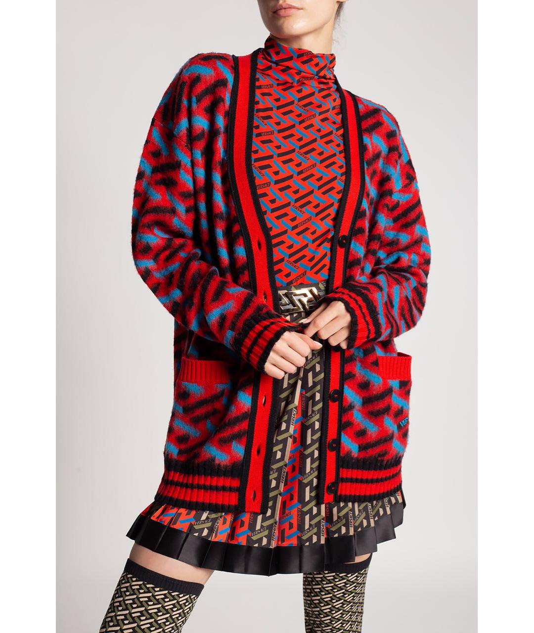 VERSACE Мульти кардиган, фото 2