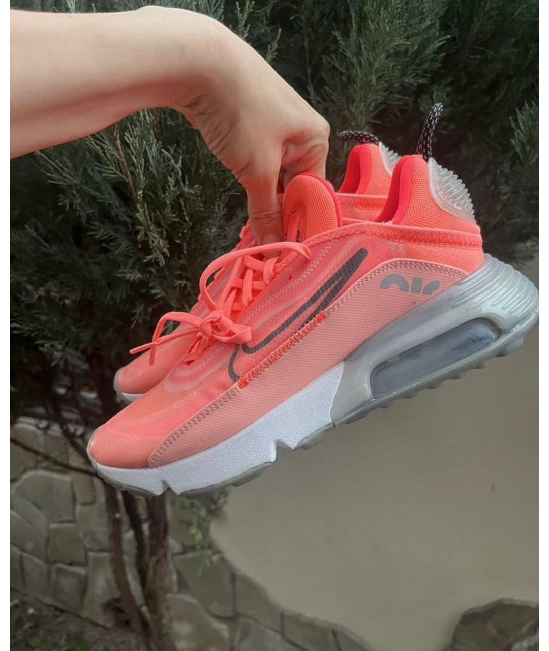 NIKE Коралловые синтетические кроссовки, фото 5