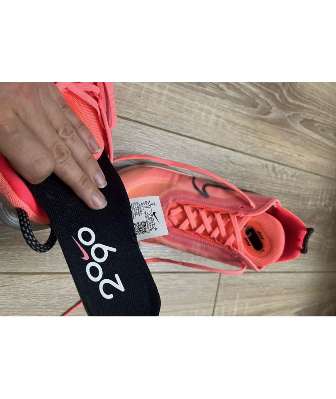 NIKE Коралловые синтетические кроссовки, фото 8