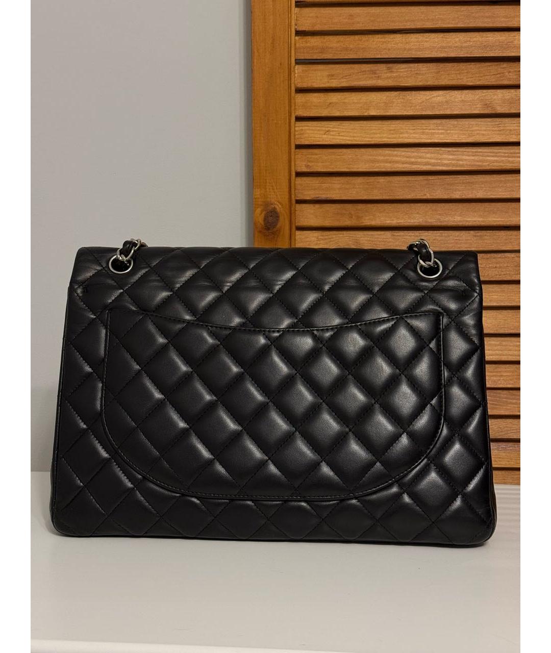 CHANEL Черная кожаная сумка через плечо, фото 2