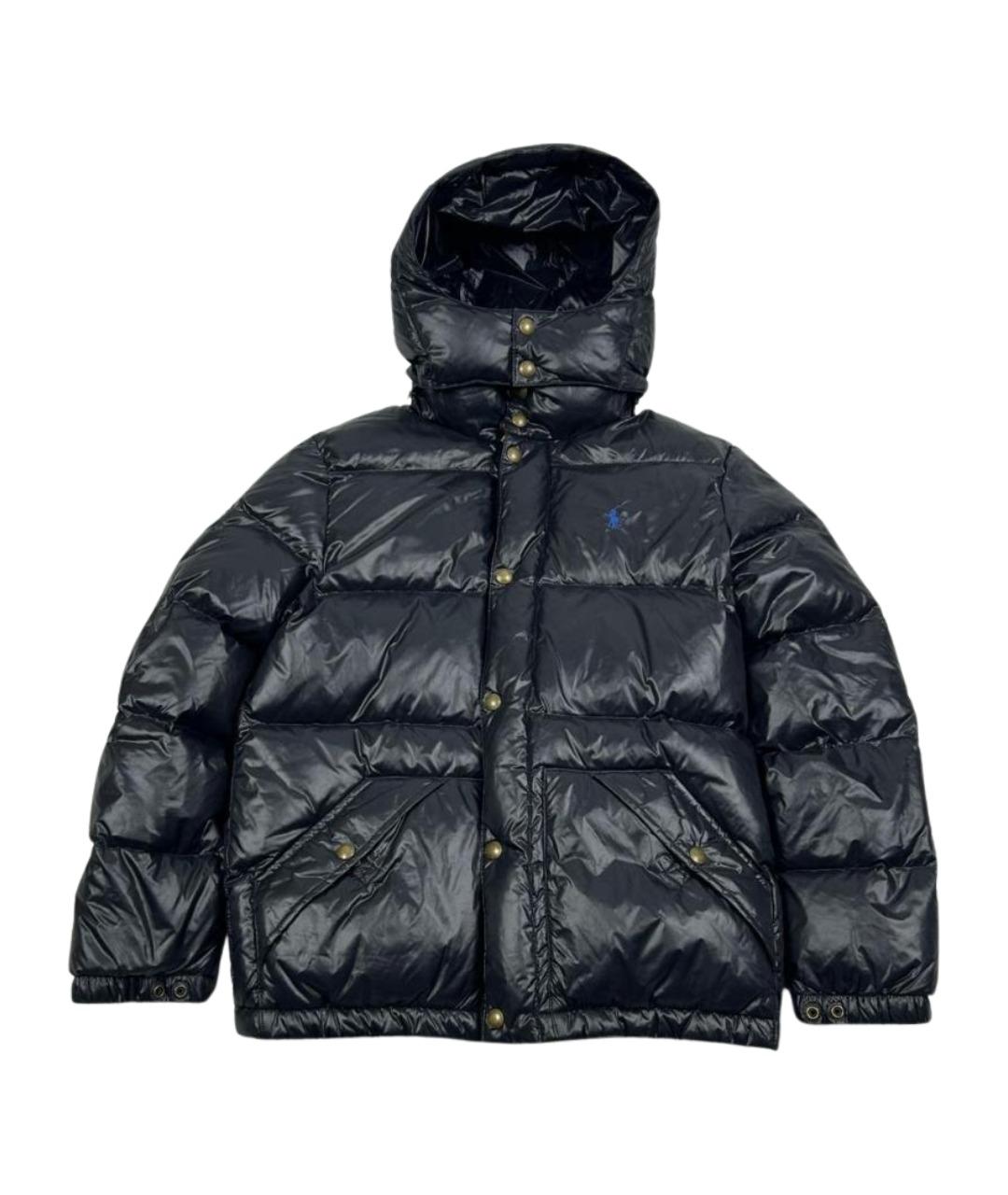 POLO RALPH LAUREN Черный полиамидовый пуховик, фото 1