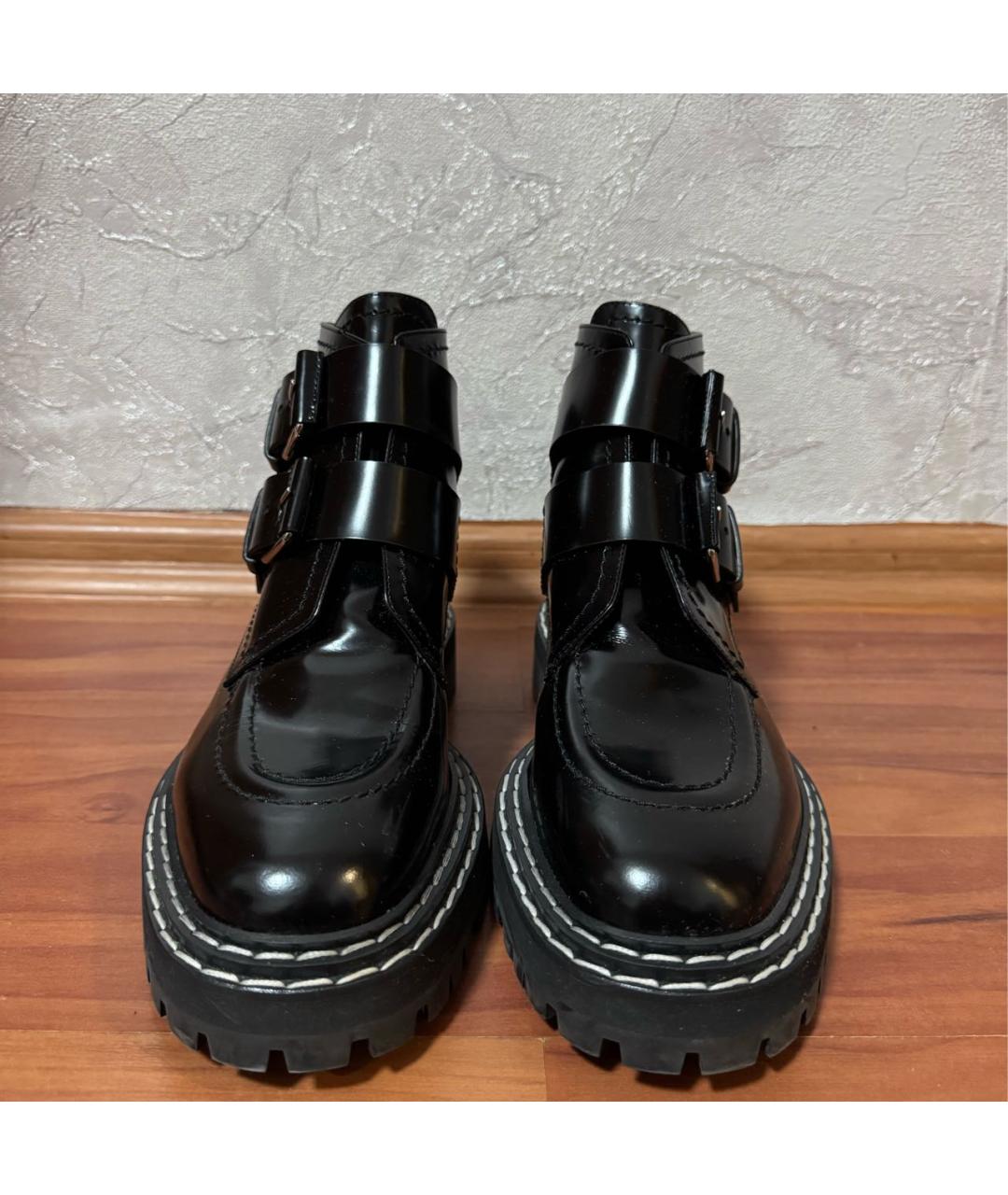 PROENZA SCHOULER Черные ботинки из лакированной кожи, фото 2