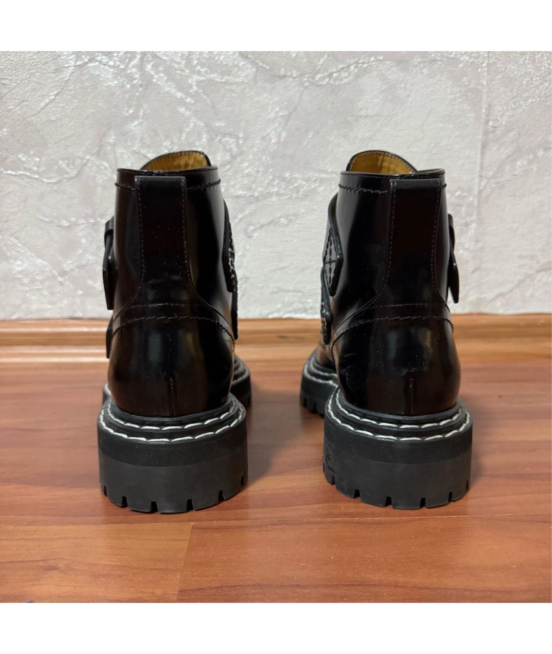 PROENZA SCHOULER Черные ботинки из лакированной кожи, фото 4