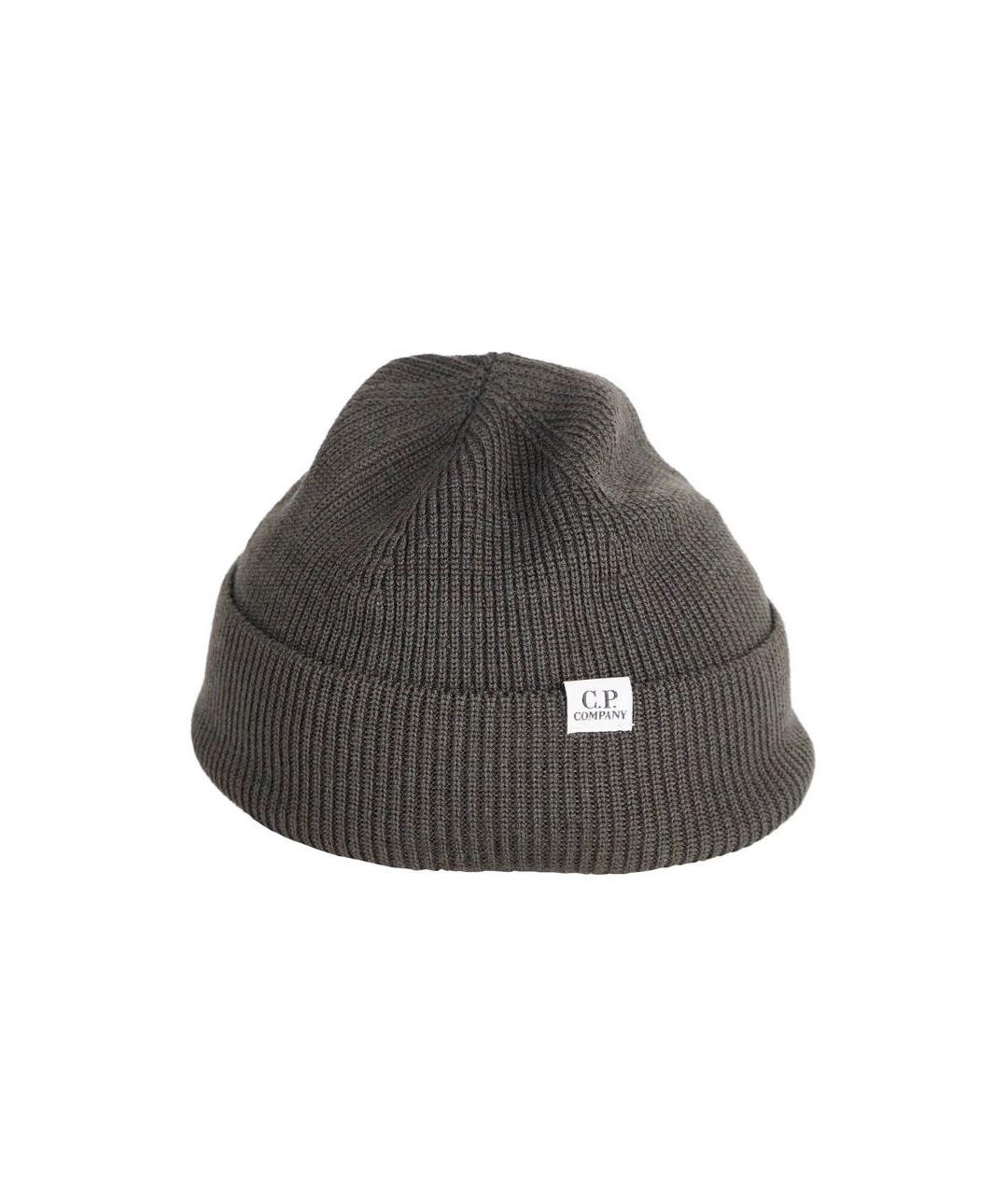 CP COMPANY Серая шерстяная шапка, фото 1