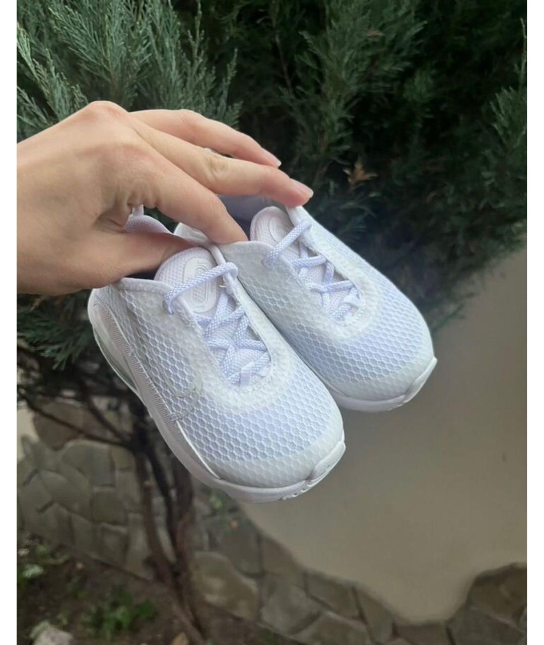 NIKE Белые синтетические кеды, фото 3