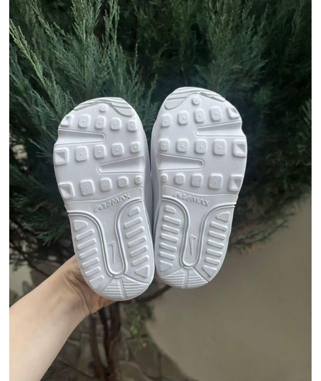 NIKE Белые синтетические кеды, фото 5