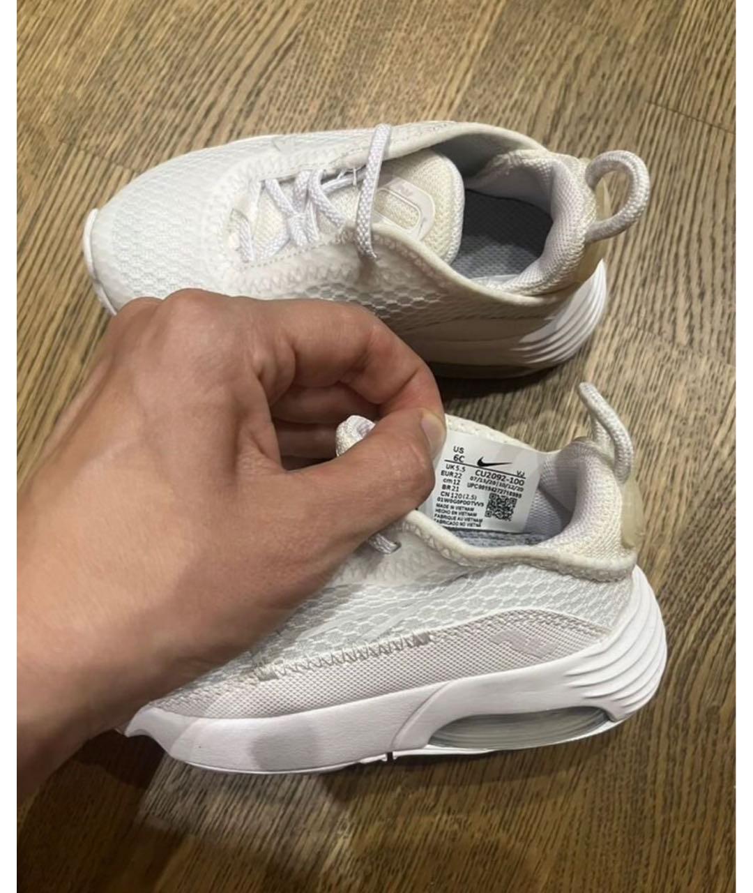 NIKE Белые синтетические кеды, фото 7